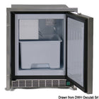 Isotherm White Ice Low Profile ismaskine i rustfrit stål, 230 V/50 Hz