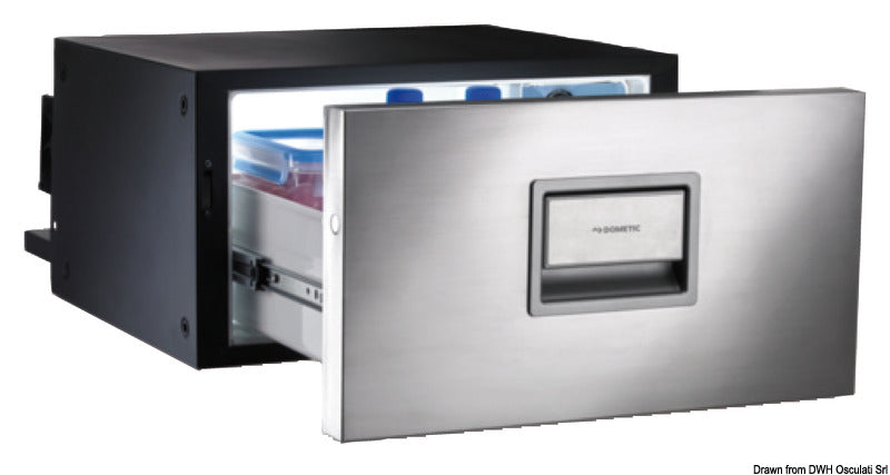 Dometic CoolMatic CD 20S kompressorkøleskuffe 20 l, 12/24 V, rustfri front