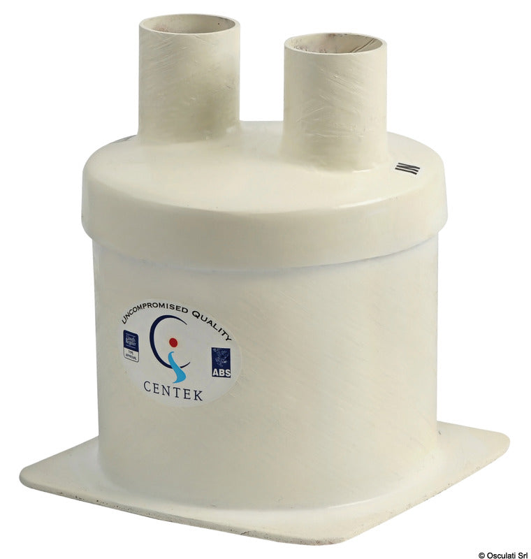 Centek lyddæmper ind-/udløb 63 mm