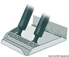 Douglas Marine HS-trimflaps 30 × 30 cm i rustfrit stål til både over 40 knob
