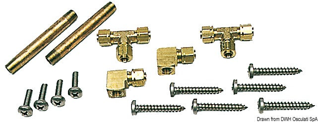 Kit fittings til ekstra cylinder Bennett