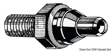 Brændstofkobling til Suzuki-brændstoftank, 1/4" NPT