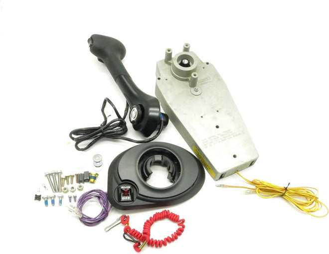 Mercury Marine MPC 4000 Gen II panelmonteret mekanisk fjernstyring med trim, sort – 8M0011214