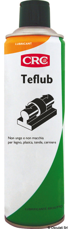 CRC Teflub PTFE-tørsmøremiddel i aerosol, 500 ml