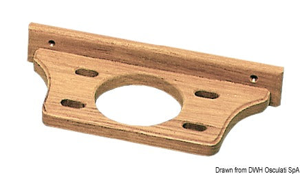 ARC tandbørste- og glasholder i teak 206 × 89 × 37 mm