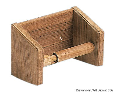 ARC toiletpapirholder i teak 175 × 100 × 112 mm