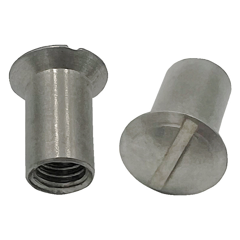 Hülsenmutter Edelstahl A2 M4 x 15 Beutel à 4 Stück