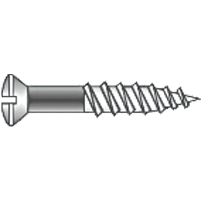 Træskrue linsehoved LH-M6 x 30 mm DIN 95 A4 lige kærv 4 stk