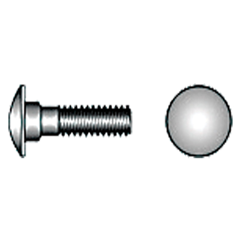 Bræddebolt M8 x 60 DIN 603 A4 pose á 100 stk.