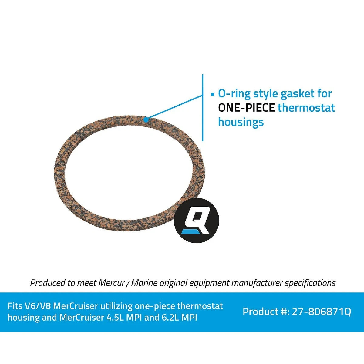 Quicksilver/Mercury GASKET - P/N: 27-806871