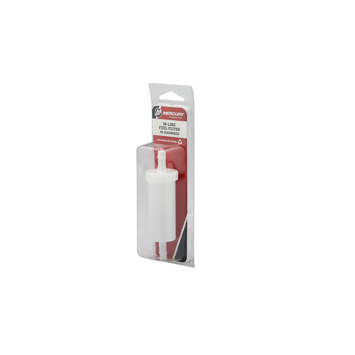 Mercury Marine inline-brændstoffilter 35-816296K03 til 1/4 tomme brændstofslange