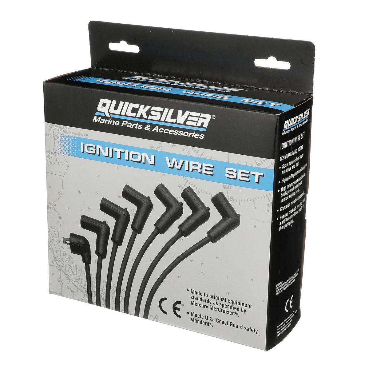 Quicksilver 84-816608Q61 rødt tændrørskabelsæt til MerCruiser 454/502 V8
