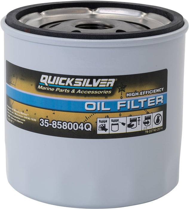 Quicksilver højtydende oliefilter 35-858004Q til MerCruiser
