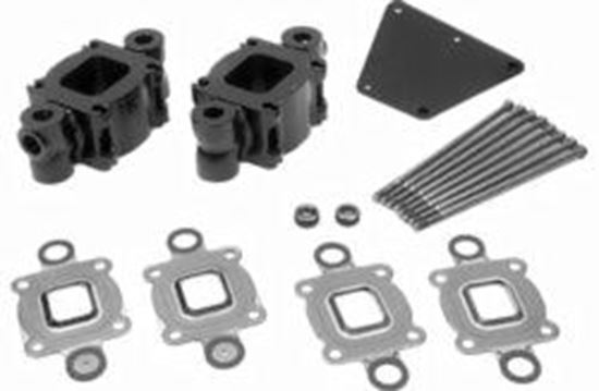 Quicksilver 3 tommer riserforhøjersæt 864929A3 til MerCruiser dry-joint udstødning