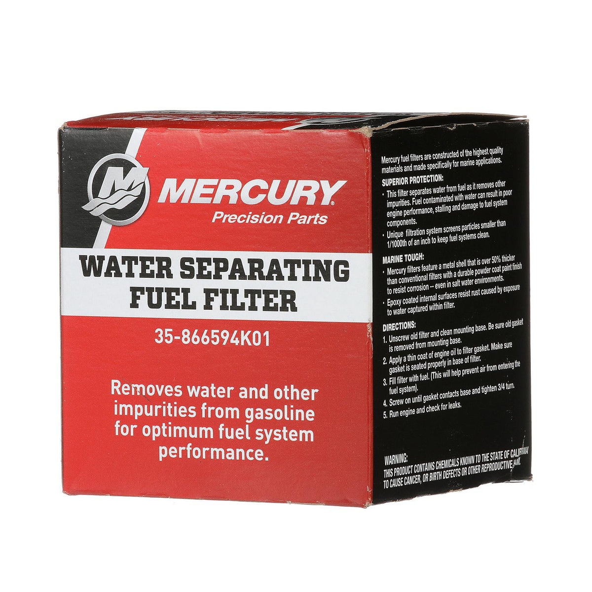 Mercury Marine vandudskillende brændstoffilter 35-866594K01