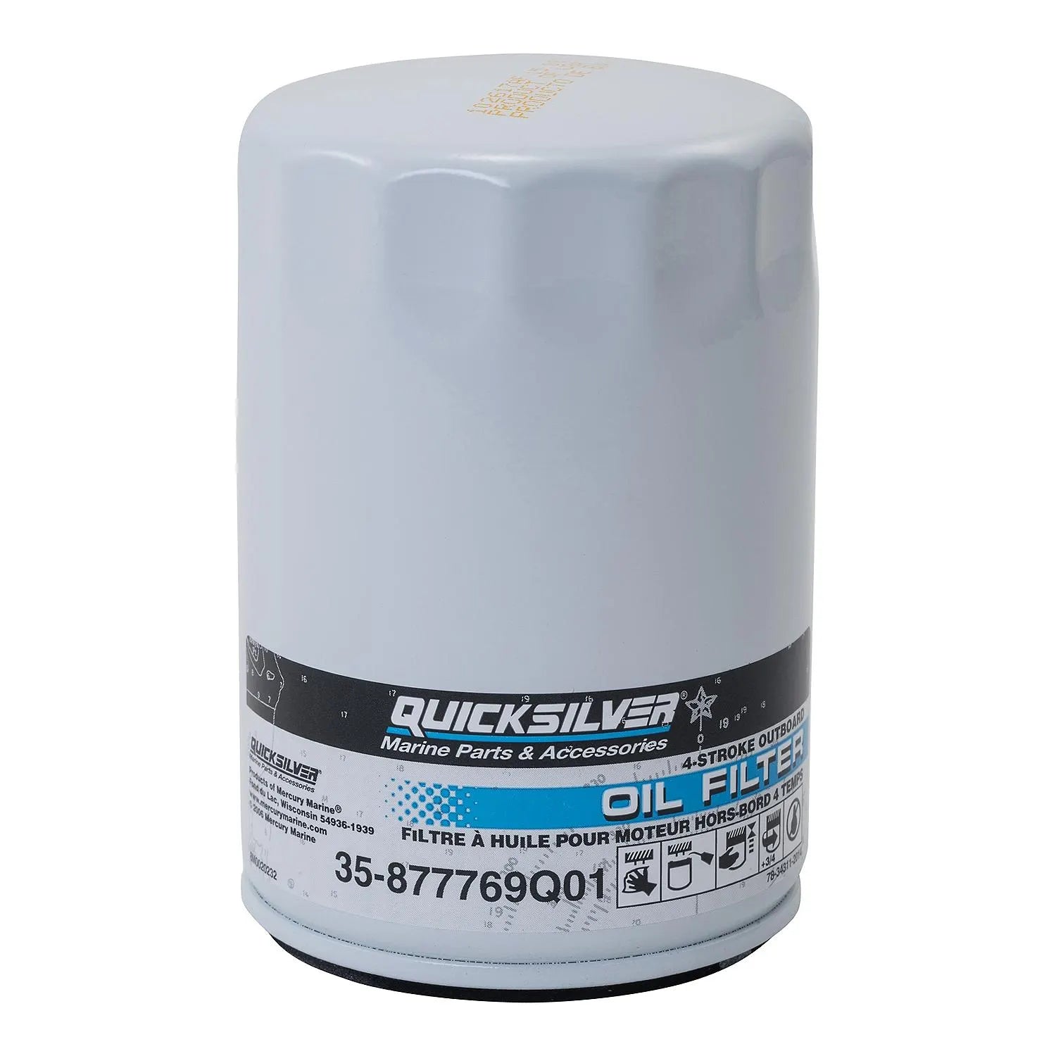 Quicksilver/Mercury FILTER-OIL L6SC - P/N: 35-877769Q01