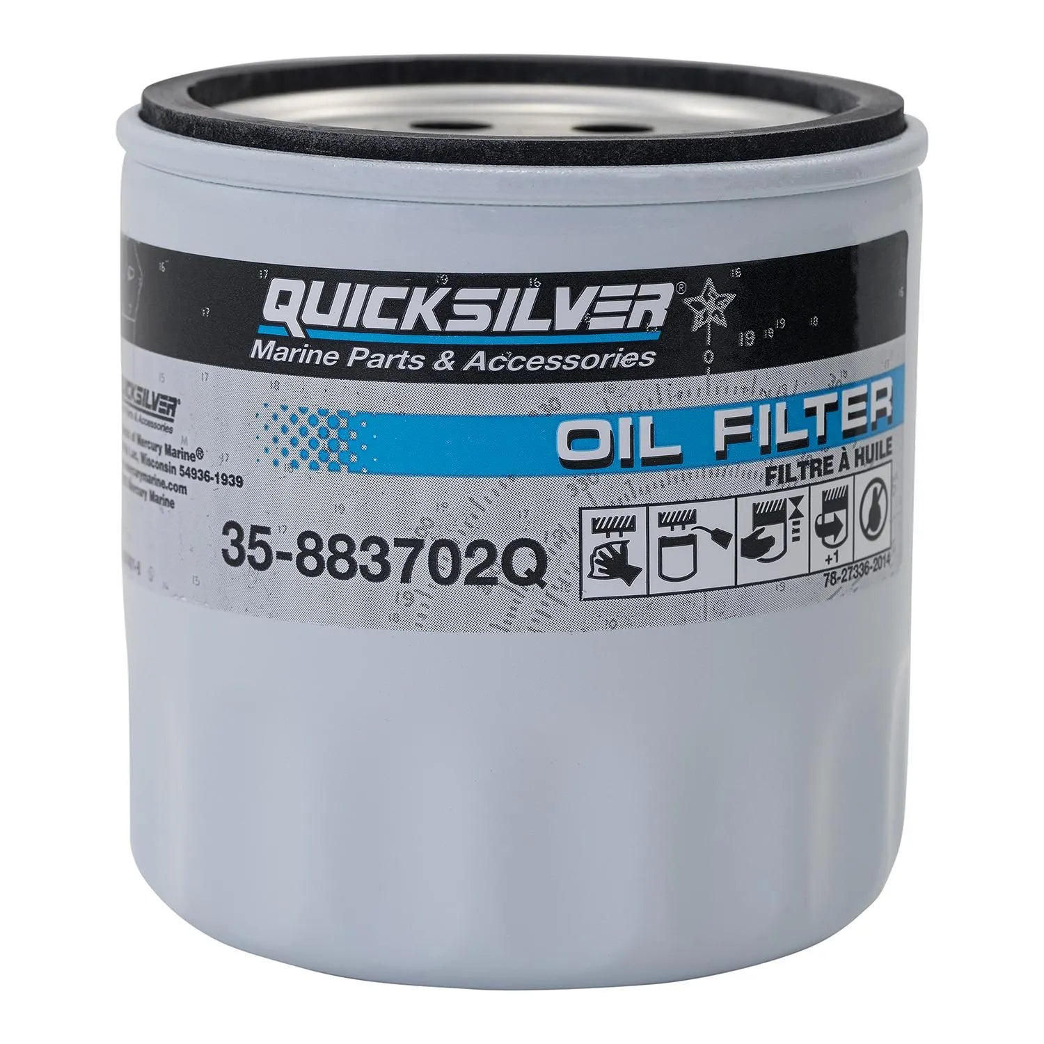 Quicksilver/Mercury FILTER-OIL L6SC - P/N: 35-883702Q