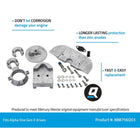 Quicksilver/Mercury ANODE KIT(ALUM) UM. ANODE KIT - P/N: 97-888756Q03
