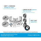 Quicksilver/Mercury ANODE KIT(ALUM) UM ANODE KIT - P/N: 97-888761Q04