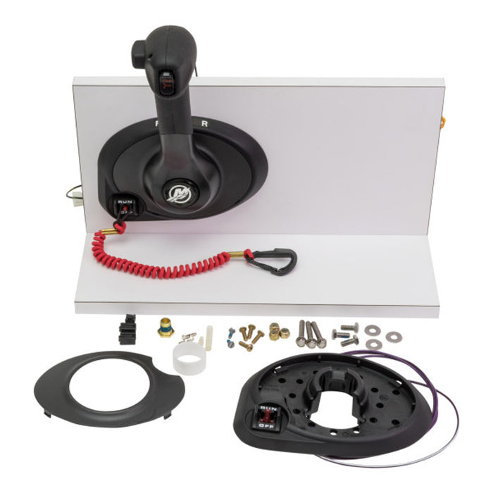 Mercury Marine MPC 4000 Gen II panelmonteret mekanisk fjernstyring med trim, sort – 8M0011214