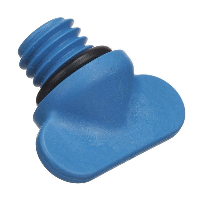 Blå Quicksilver aftapningsprop 22-8M0119211 med O-ring til MerCruiser