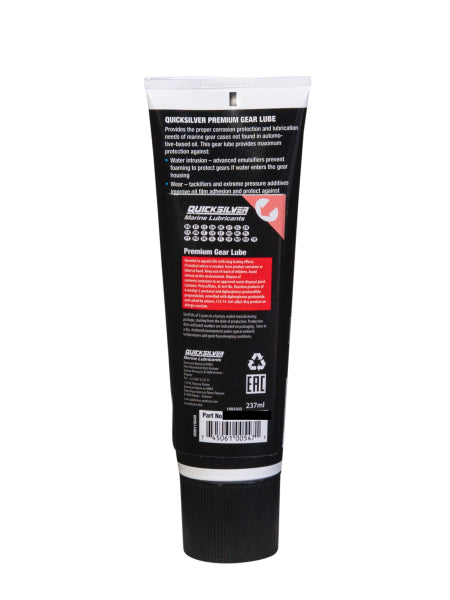 Quicksilver Premium Gear Lube SAE 80W-90 i 237 ml tube