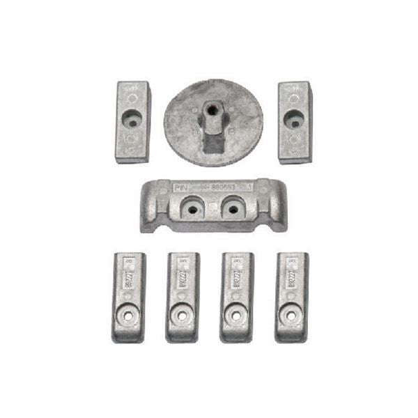 Quicksilver aluminiumsanodesæt 97-8M0126670 til Mercury og Mariner Verado L6