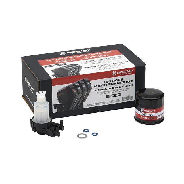 Mercury 100-timers servicesæt 8M0151469 til 9,9-20 hk FourStroke EFI