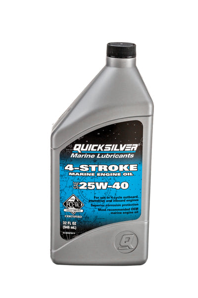 Quicksilver 25W-40 4-takts marine-motorolie 946 ml