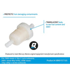 Quicksilver inline-brændstoffilter til Mercury/Mariner – 8M0157133