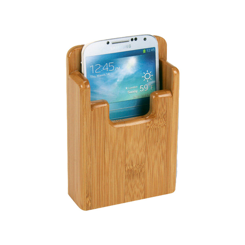 Bambus-Telefonhalter