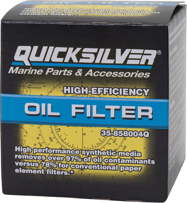 Quicksilver højtydende oliefilter 35-858004Q til MerCruiser