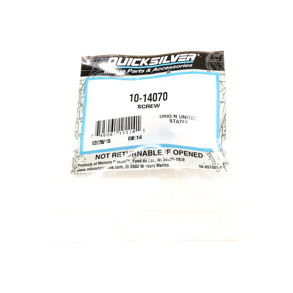 Quicksilver oliepandeskrue 1/4-20 UNC x 5/8 tomme, reservedelsnummer 10-14070