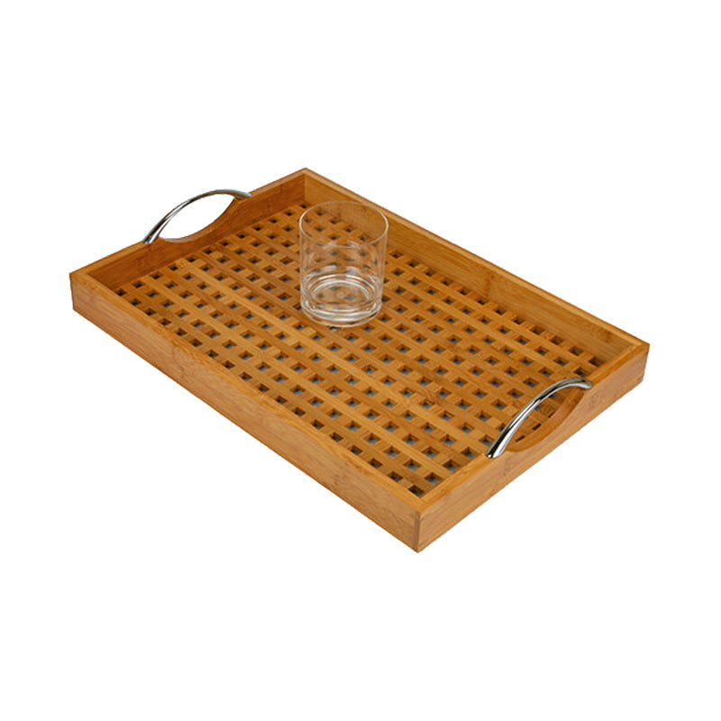 Serviertablett aus Bambus