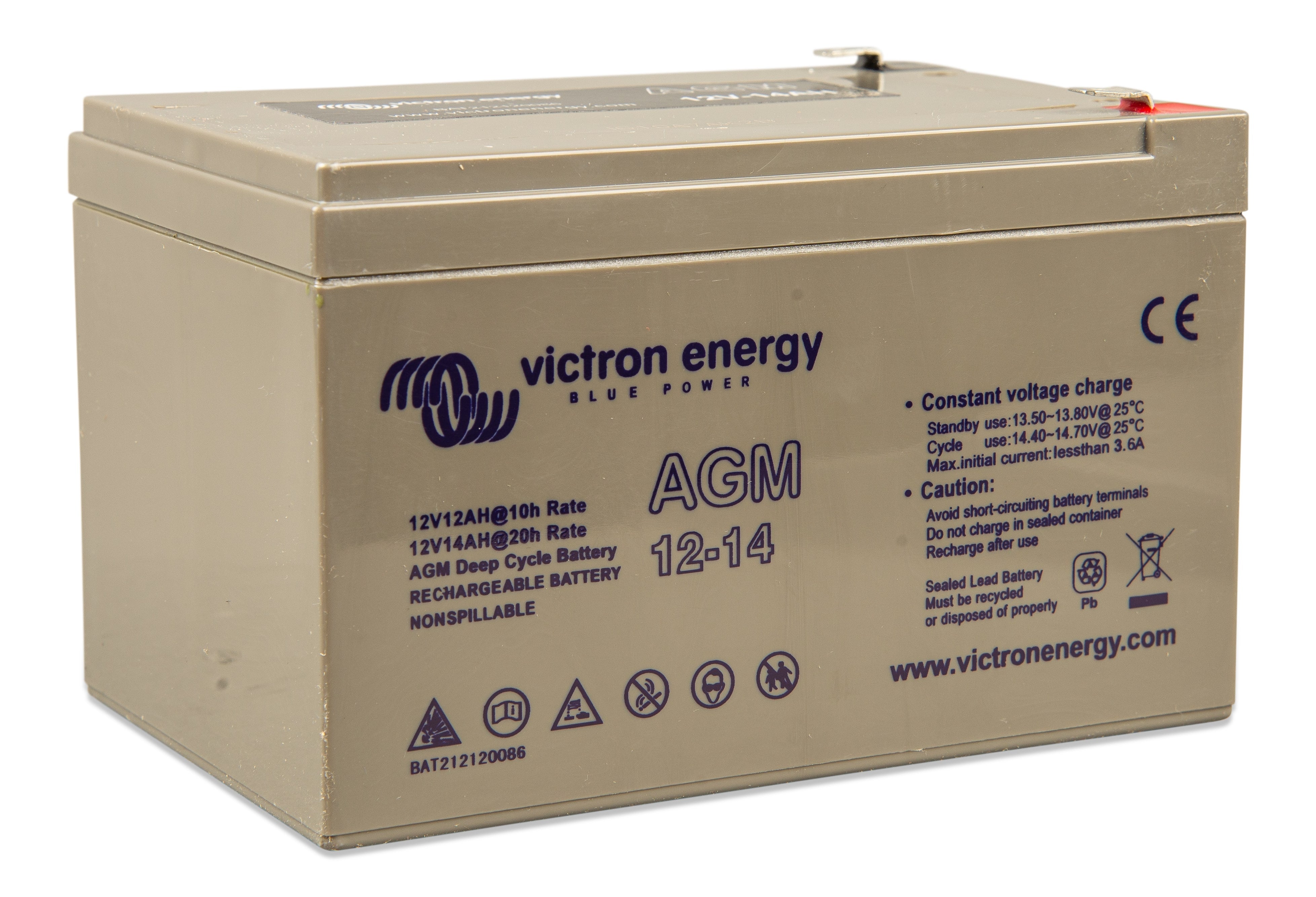 Victron AGM Deep Cycle batteri 12V 14Ah