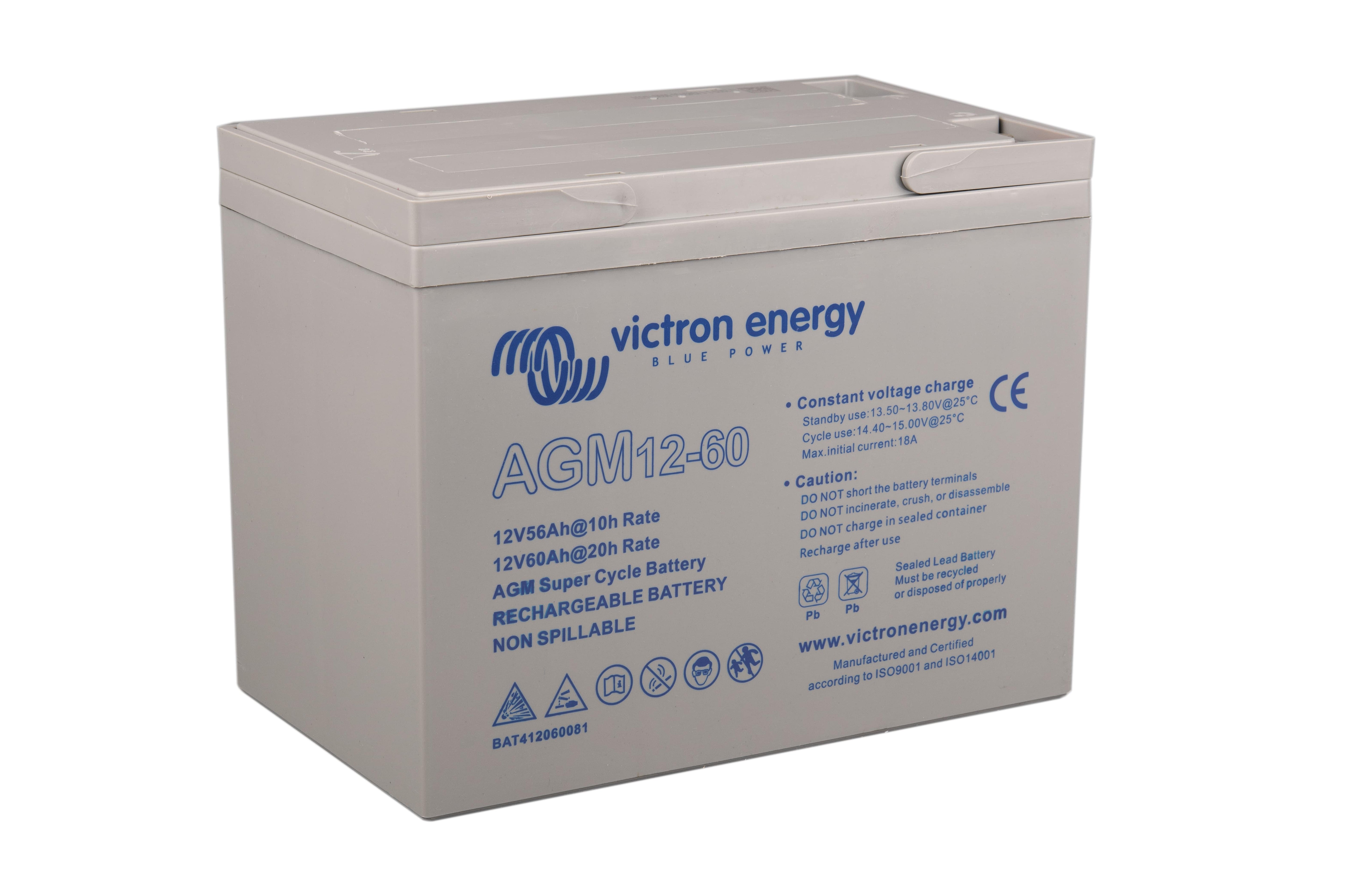 Victron AGM Super Cycle batteri 12V 60Ah M5