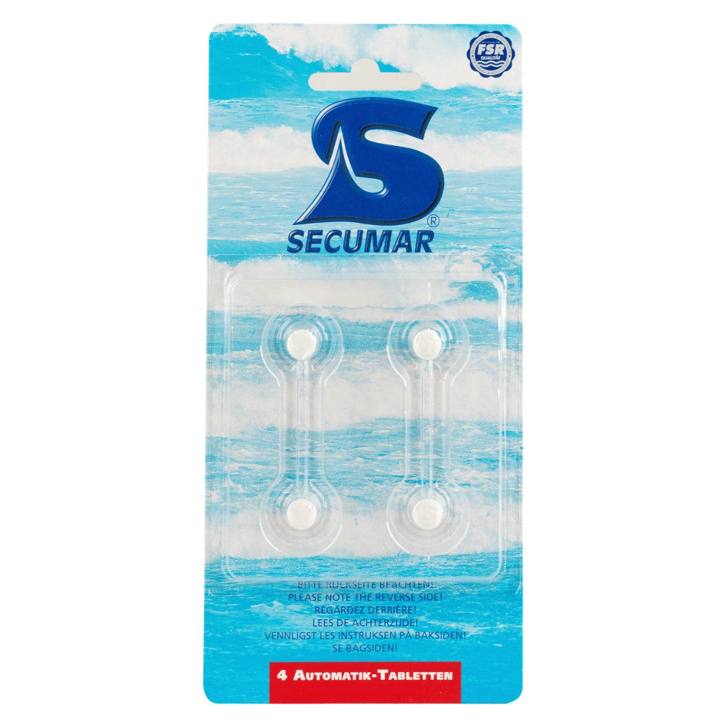 Secumar 4 stk. reservepiller til oppustelige redningsveste
