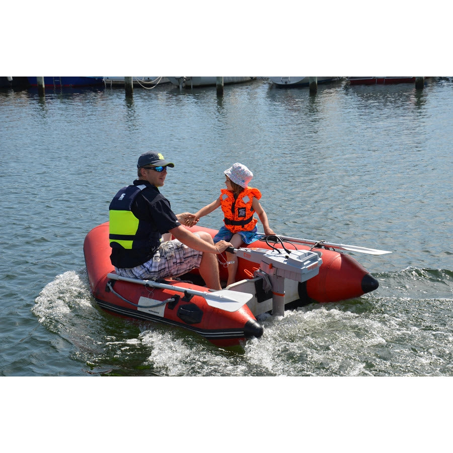 BRAVO PRINT Fast Redningsvest – 10–15 kg – Orange/Grå