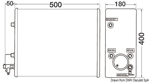 Isotemp Indel Webasto varmtvandsbeholder 16 L