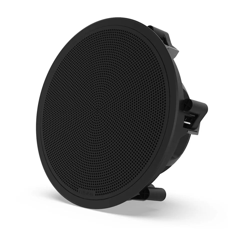 Fusion® FM Series Marine Subwoofers, 10" 400 W Round, Black, Surface Mounted Marine Subwoofer