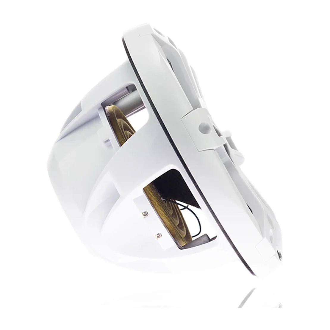 8.8 330 Watt Koaxial-Sportlautsprecher in Weiß mit CRGBW-LED-Beleuchtung