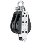Harken 2,25" dobbeltblok med hunsvot Ø57 mm