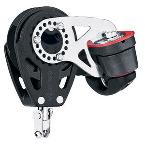 Harken Ratchet blok 57 mm enkelt m. svirvel og Cam