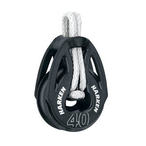 Harken T2 Blok 40 mm enkelt m. LOOP