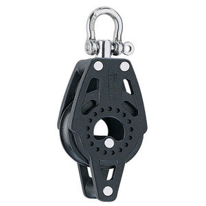 Harken Carbo Blok 40 mm enkelt, svirvel, hunsvot