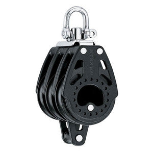 Harken Carbo Blok 75 mm tripel, svirvel, hunsvot,