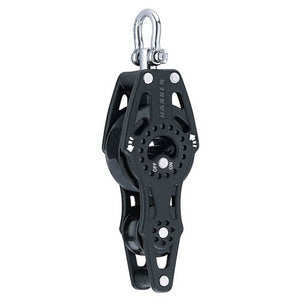 Harken Carbo Ratchet Blok 57 mm enkelt, hunsvot, v