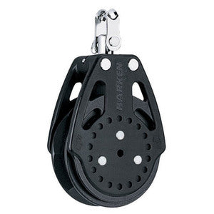 Harken Carbo Ratchamatic Blok 75 mm enkelt/svirvel