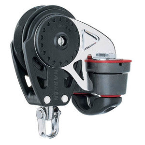 Harken Carbo Ratchamatic Blok 75 mm enkelt/svirvel