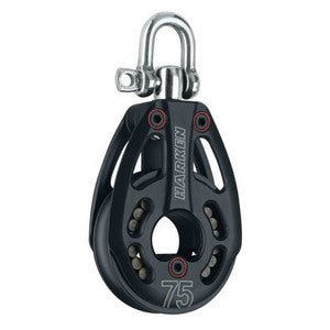 Harken Black Magic Air blok 75mm   enkelt low/load